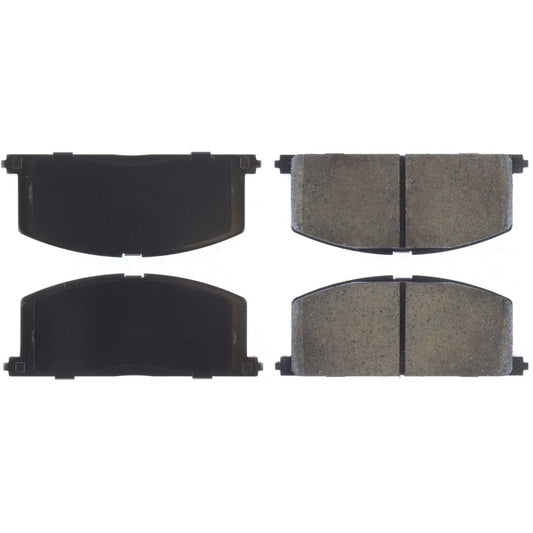 Top View of Front Disc Brake Pad Set CENTRIC 105.02420