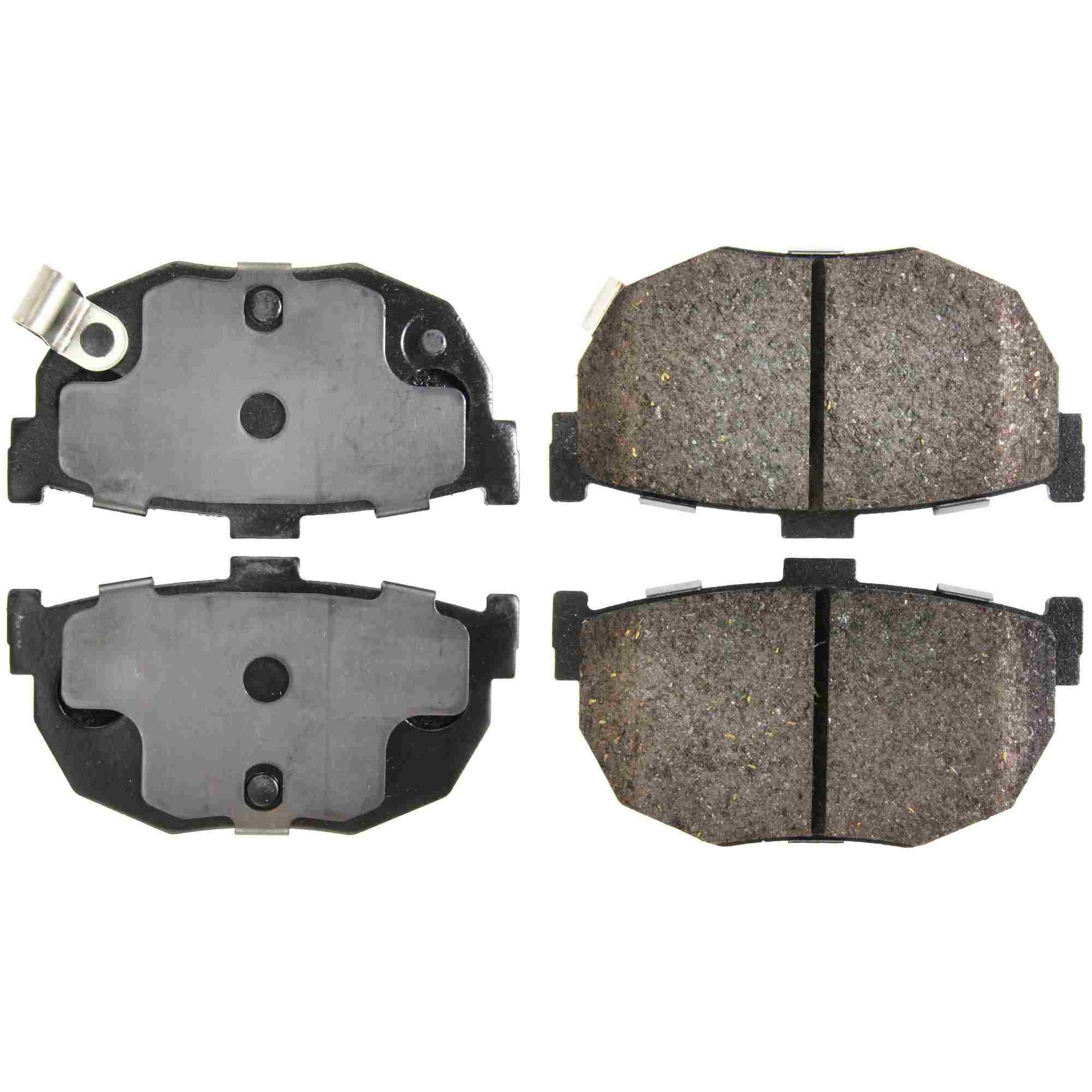 Top View of Rear Disc Brake Pad Set CENTRIC 105.03231