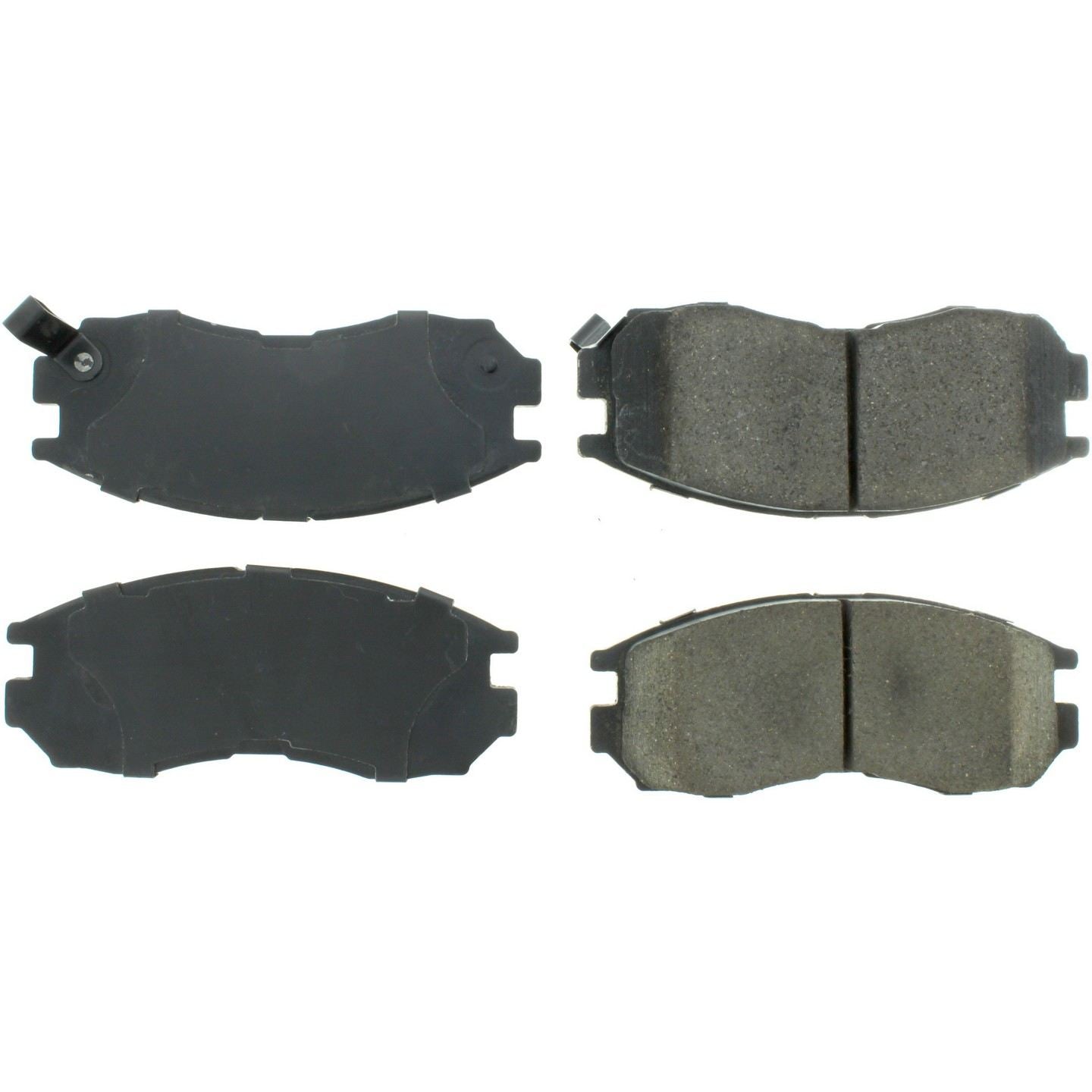 Top View of Front Disc Brake Pad Set CENTRIC 105.04840