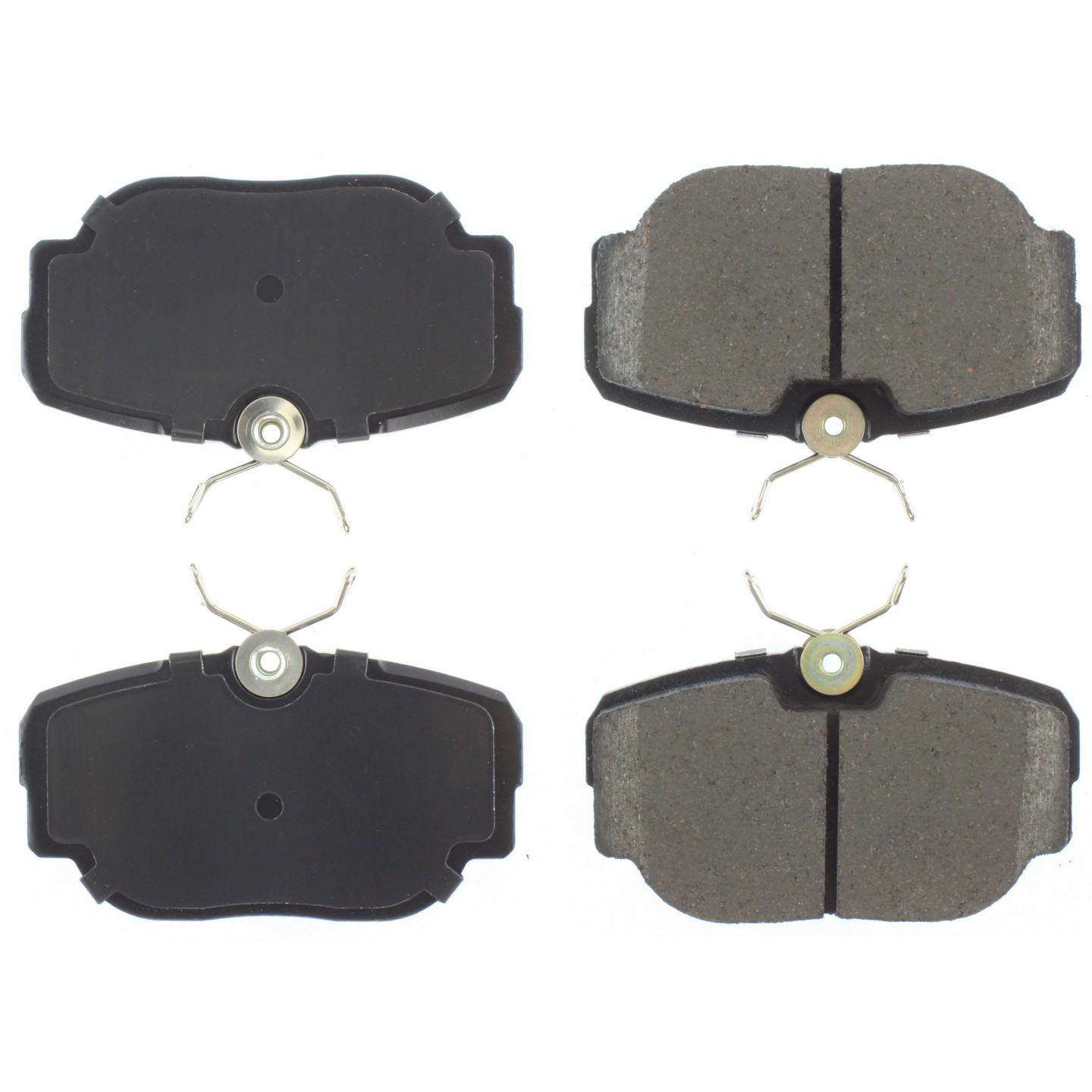 Top View of Rear Disc Brake Pad Set CENTRIC 105.04930