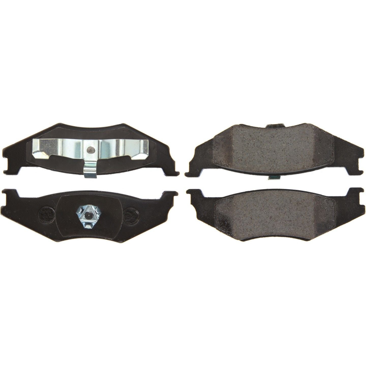 Top View of Rear Disc Brake Pad Set CENTRIC 105.05120