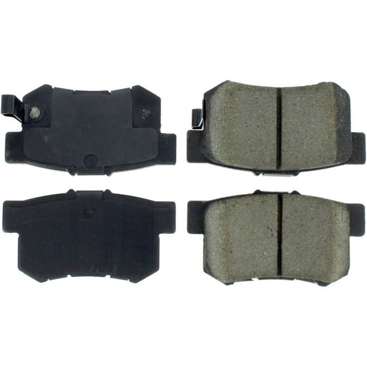 Top View of Rear Disc Brake Pad Set CENTRIC 105.05360