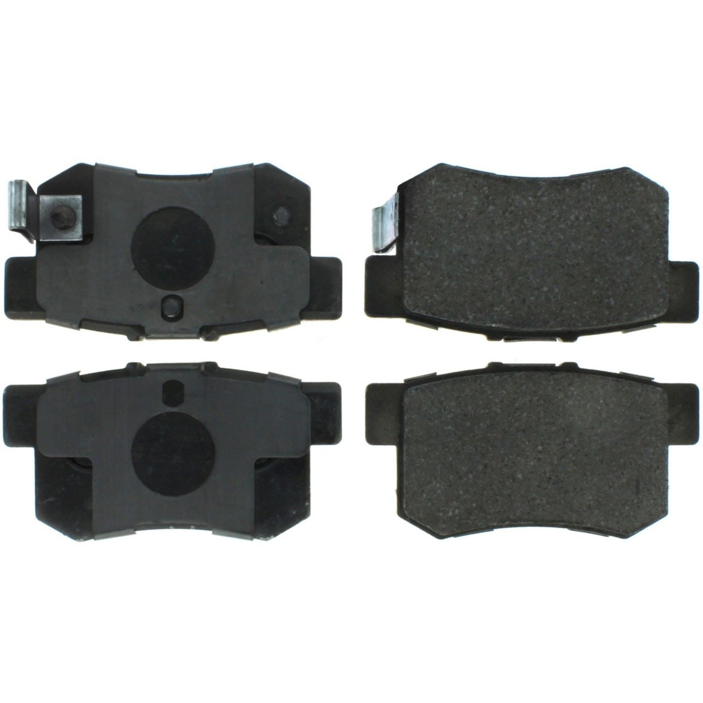 Top View of Rear Disc Brake Pad Set CENTRIC 105.05370