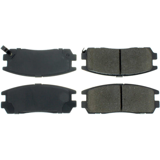 Top View of Rear Disc Brake Pad Set CENTRIC 105.05800