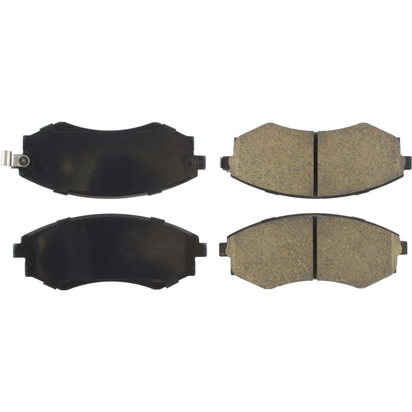 Top View of Front Disc Brake Pad Set CENTRIC 105.07000