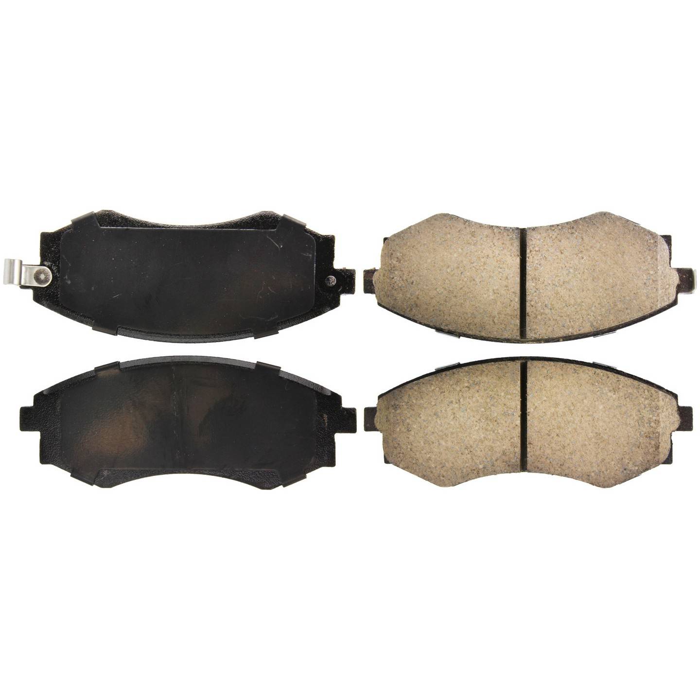 Top View of Front Disc Brake Pad Set CENTRIC 105.07002