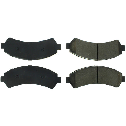 Top View of Front Disc Brake Pad Set CENTRIC 105.07260