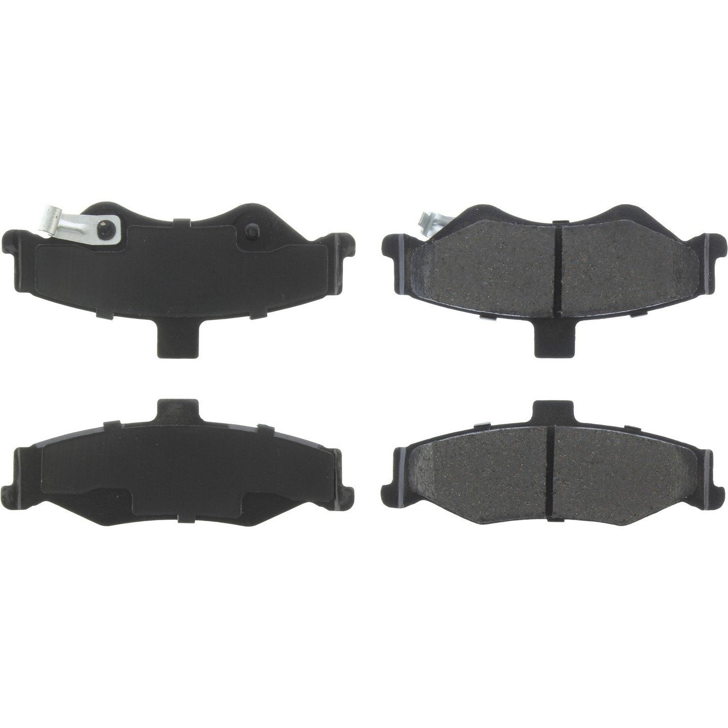 Top View of Rear Disc Brake Pad Set CENTRIC 105.07500