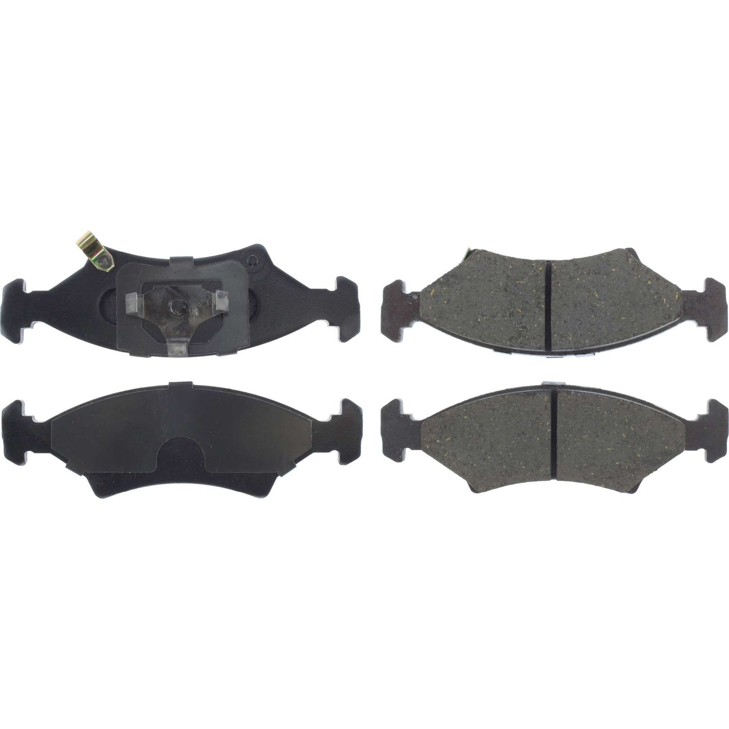 Top View of Front Disc Brake Pad Set CENTRIC 105.07660