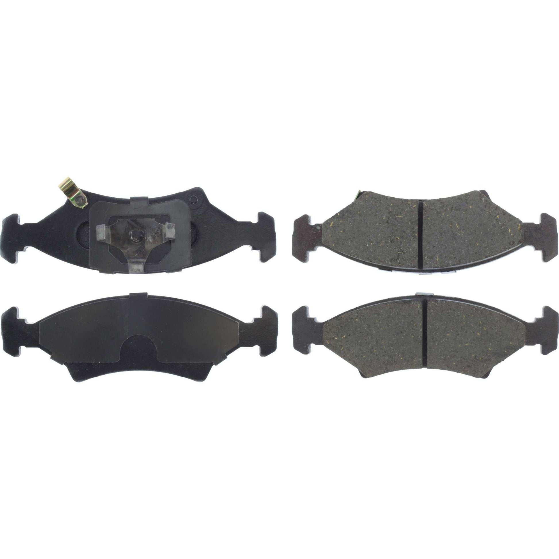 Top View of Front Disc Brake Pad Set CENTRIC 105.07660