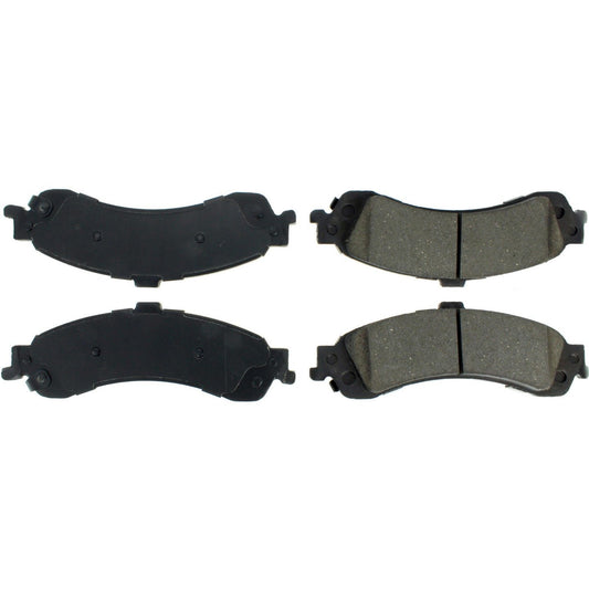 Top View of Rear Disc Brake Pad Set CENTRIC 105.08340