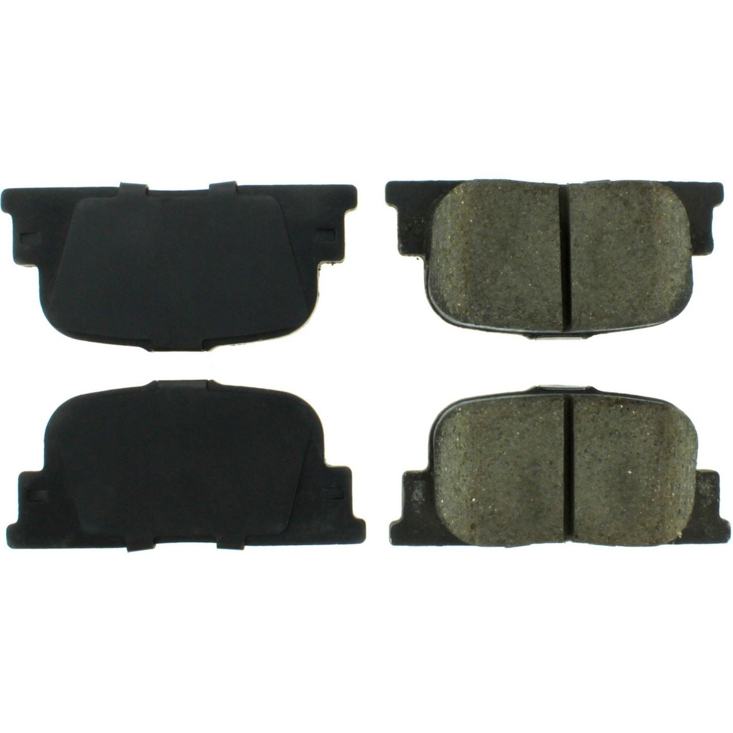 Top View of Rear Disc Brake Pad Set CENTRIC 105.08350