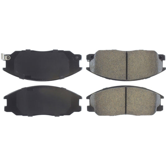 Top View of Front Disc Brake Pad Set CENTRIC 105.08640