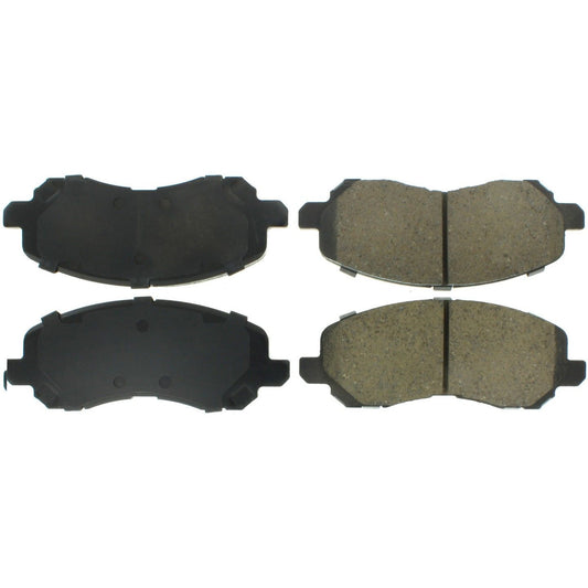 Top View of Front Disc Brake Pad Set CENTRIC 105.08660