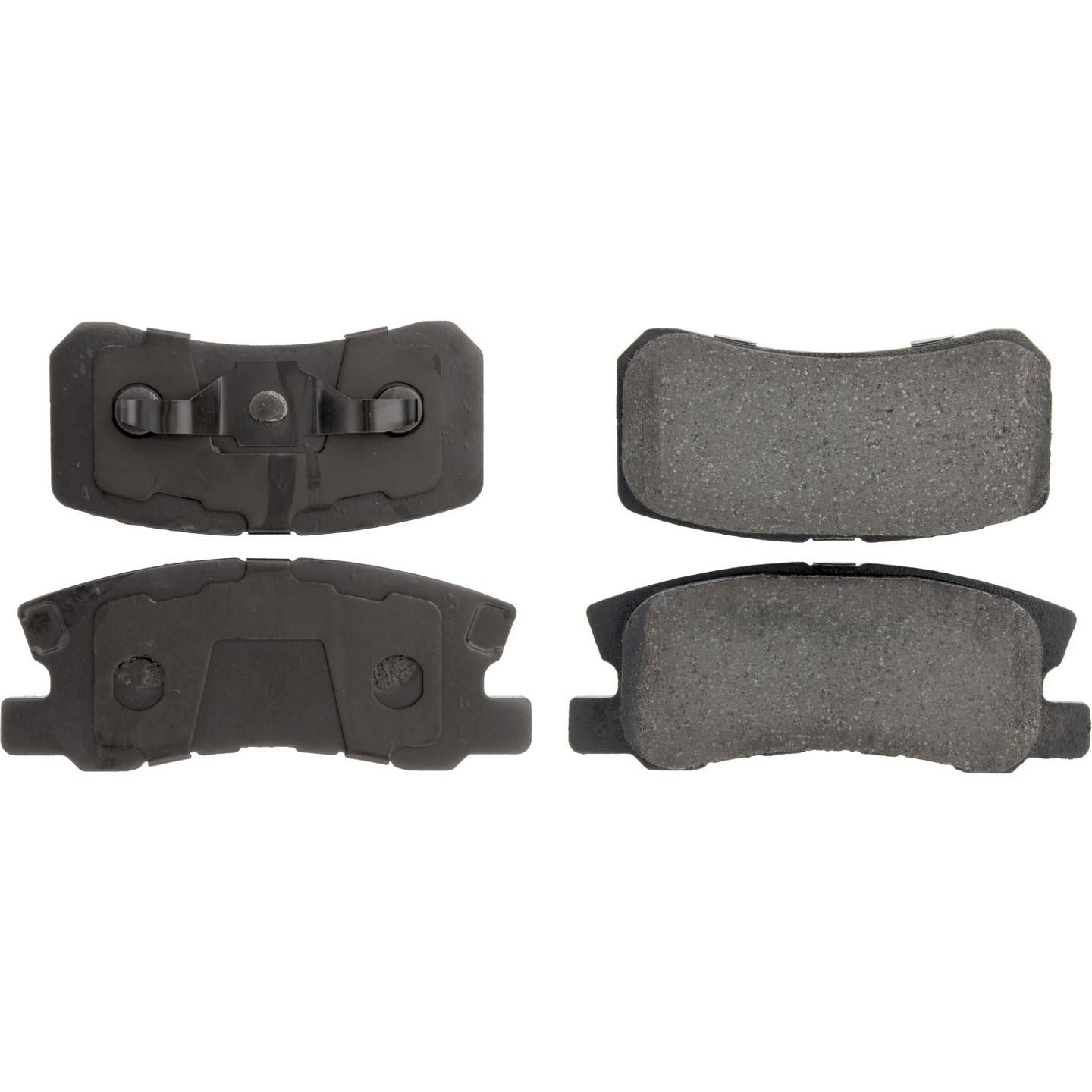 Top View of Rear Disc Brake Pad Set CENTRIC 105.08680