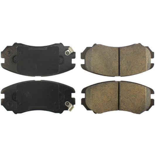 Top View of Front Disc Brake Pad Set CENTRIC 105.09240