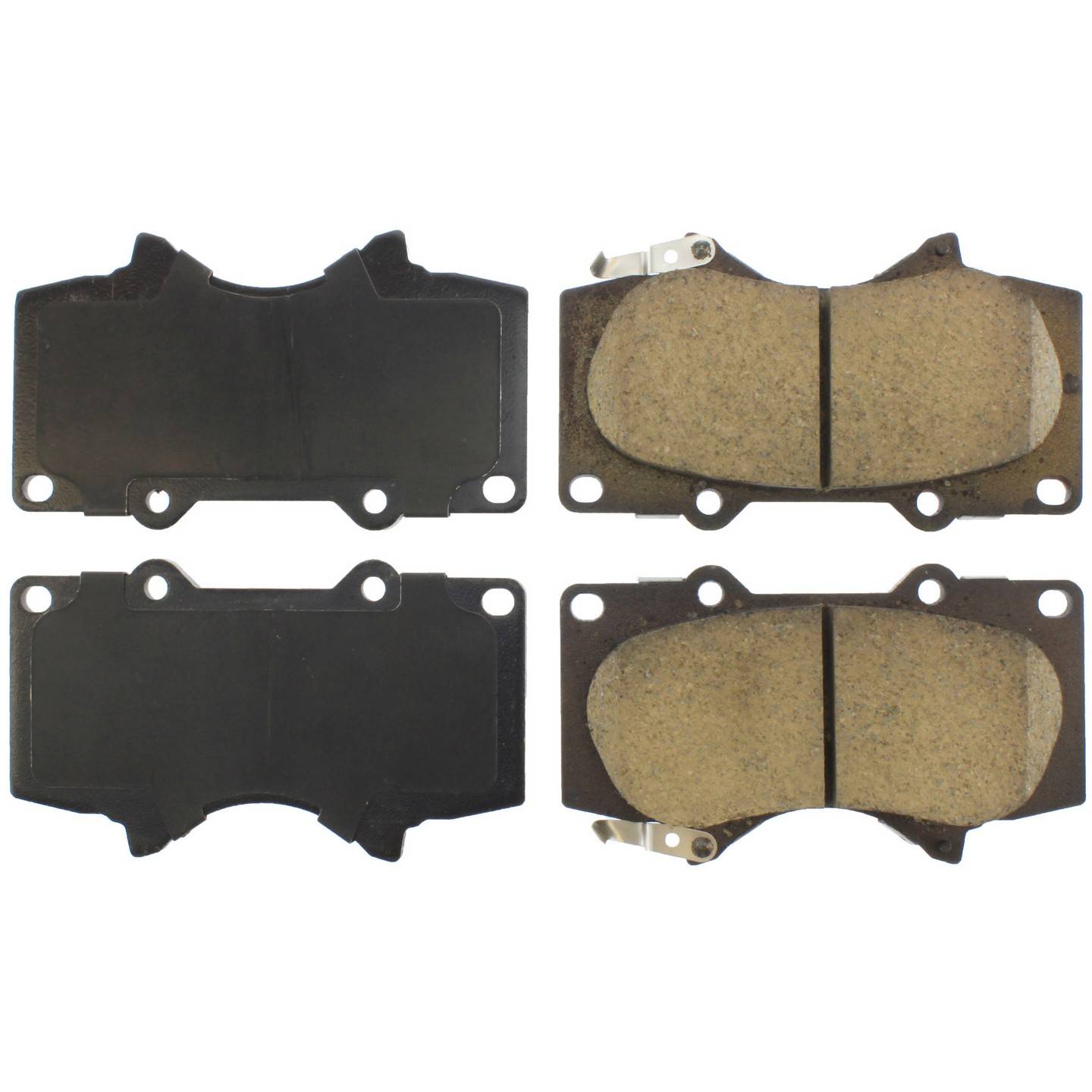 Top View of Front Disc Brake Pad Set CENTRIC 105.09760