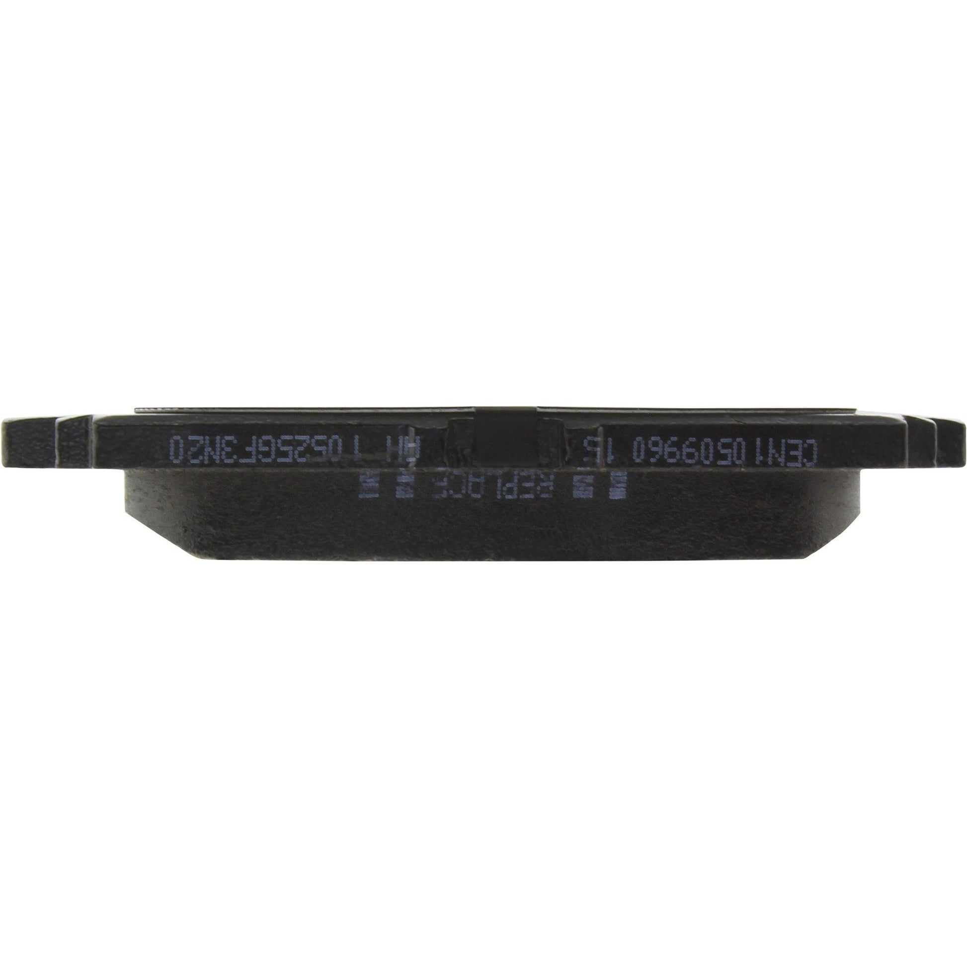 Side View of Rear Disc Brake Pad Set CENTRIC 105.09960