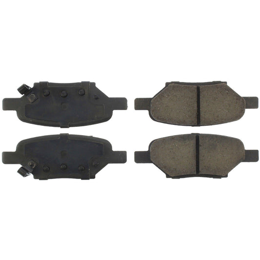 Top View of Rear Disc Brake Pad Set CENTRIC 105.10330