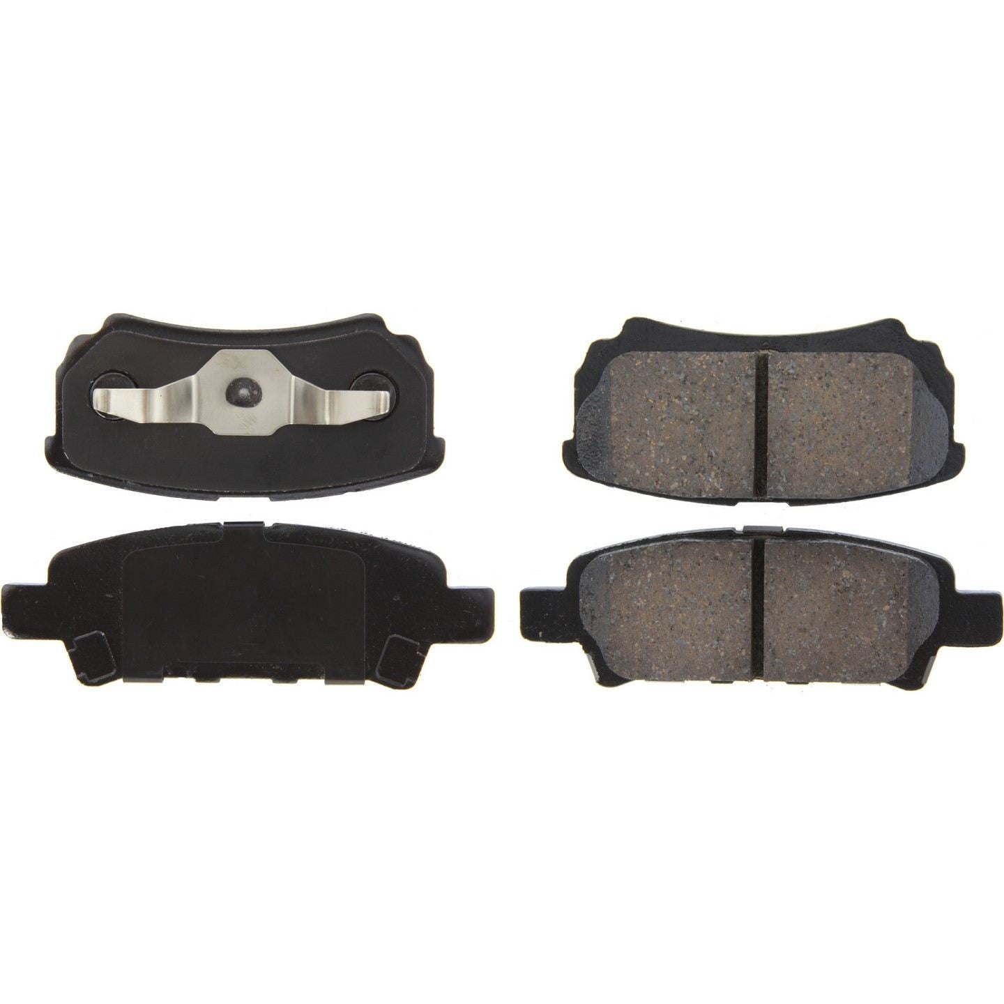 Top View of Rear Disc Brake Pad Set CENTRIC 105.10370