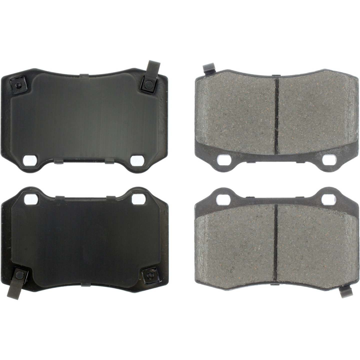 Top View of Rear Disc Brake Pad Set CENTRIC 105.10530