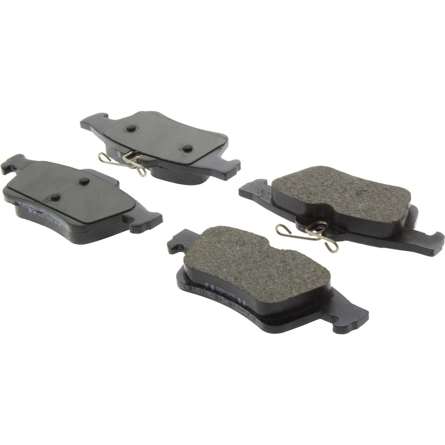 Angle View of Rear Disc Brake Pad Set CENTRIC 105.10950