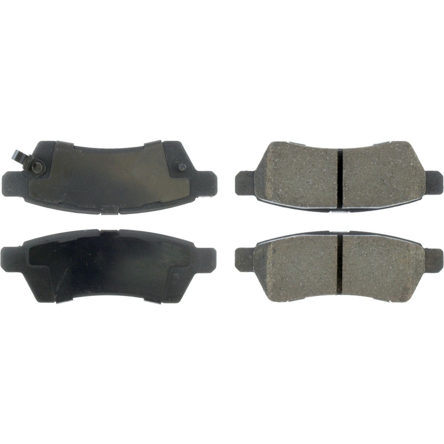 Top View of Rear Disc Brake Pad Set CENTRIC 105.11000