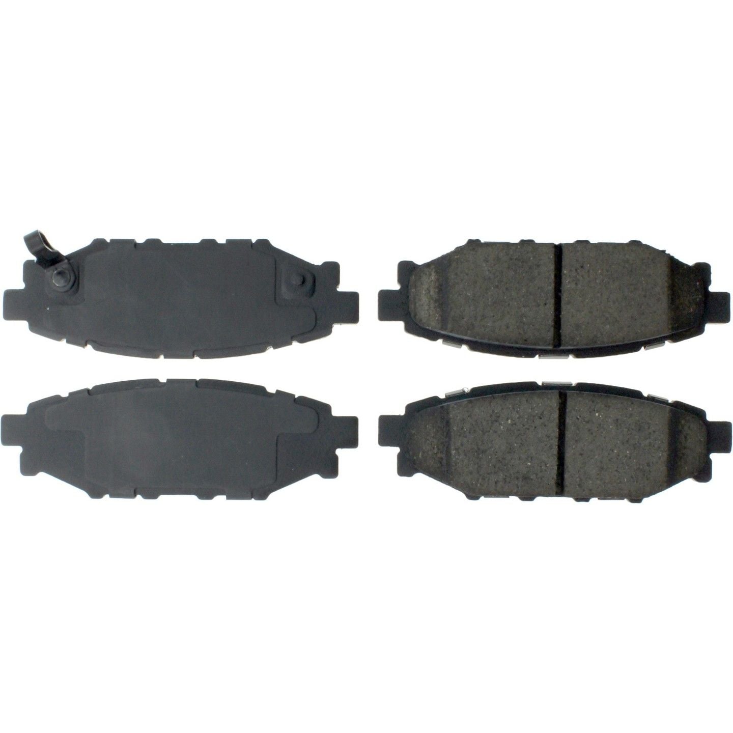 Top View of Rear Disc Brake Pad Set CENTRIC 105.11140