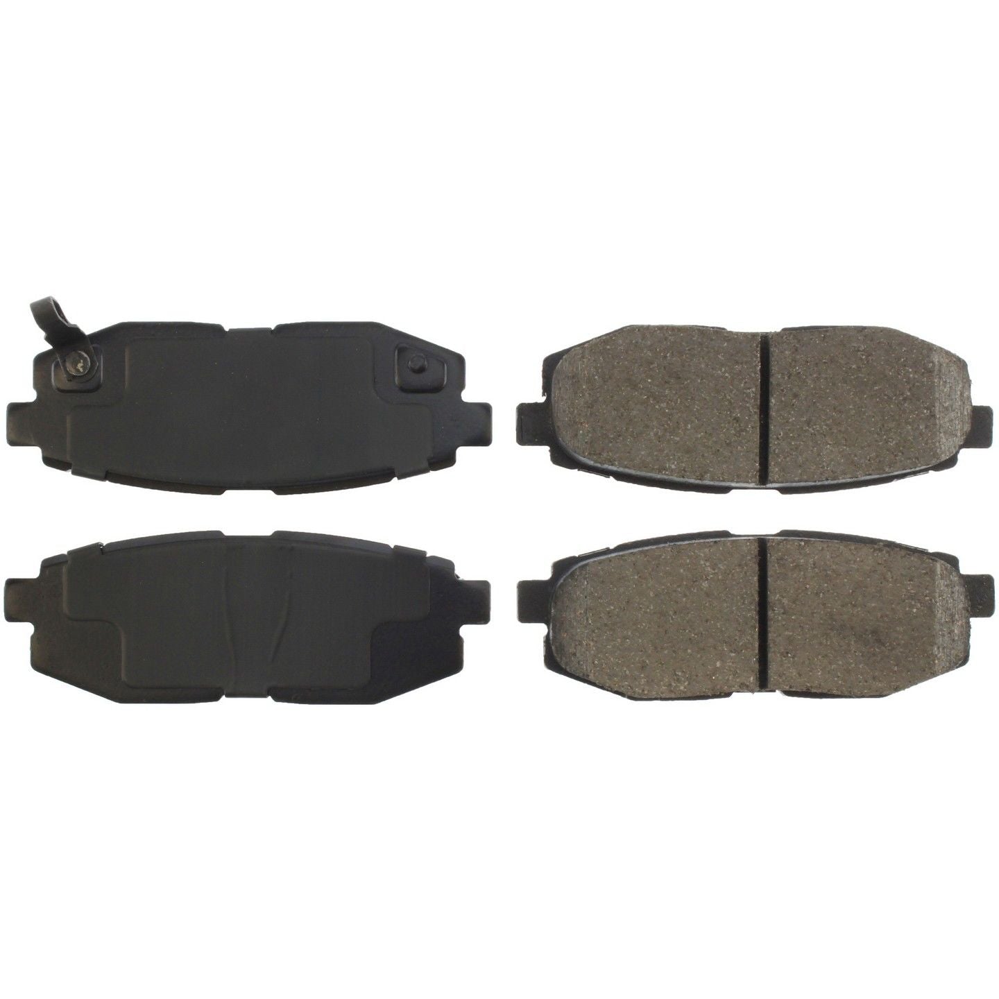 Top View of Rear Disc Brake Pad Set CENTRIC 105.11240