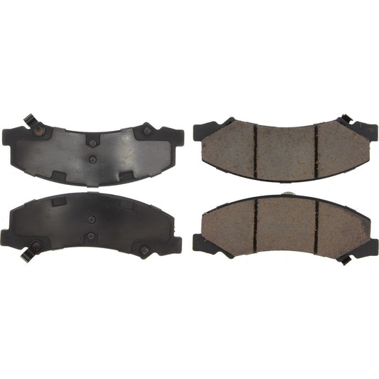 Top View of Front Disc Brake Pad Set CENTRIC 105.11590