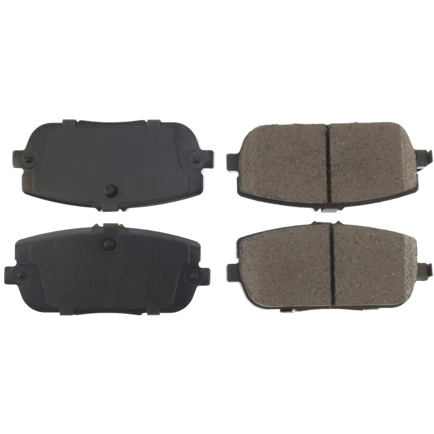 Top View of Rear Disc Brake Pad Set CENTRIC 105.11800