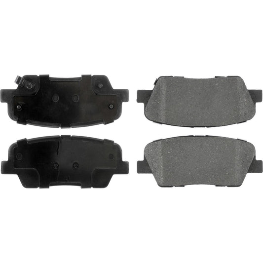 Top View of Rear Disc Brake Pad Set CENTRIC 105.12840