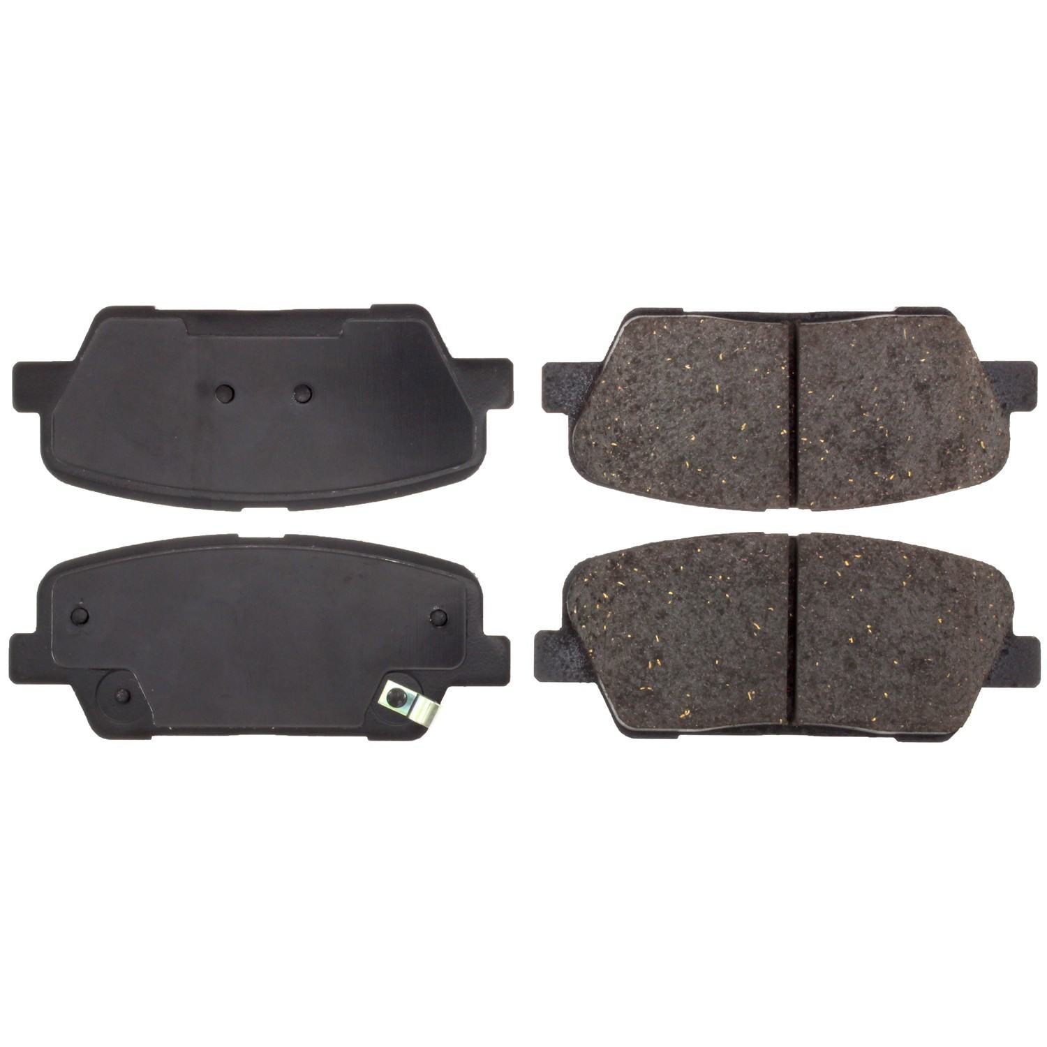 Front View of Rear Disc Brake Pad Set CENTRIC 105.12842