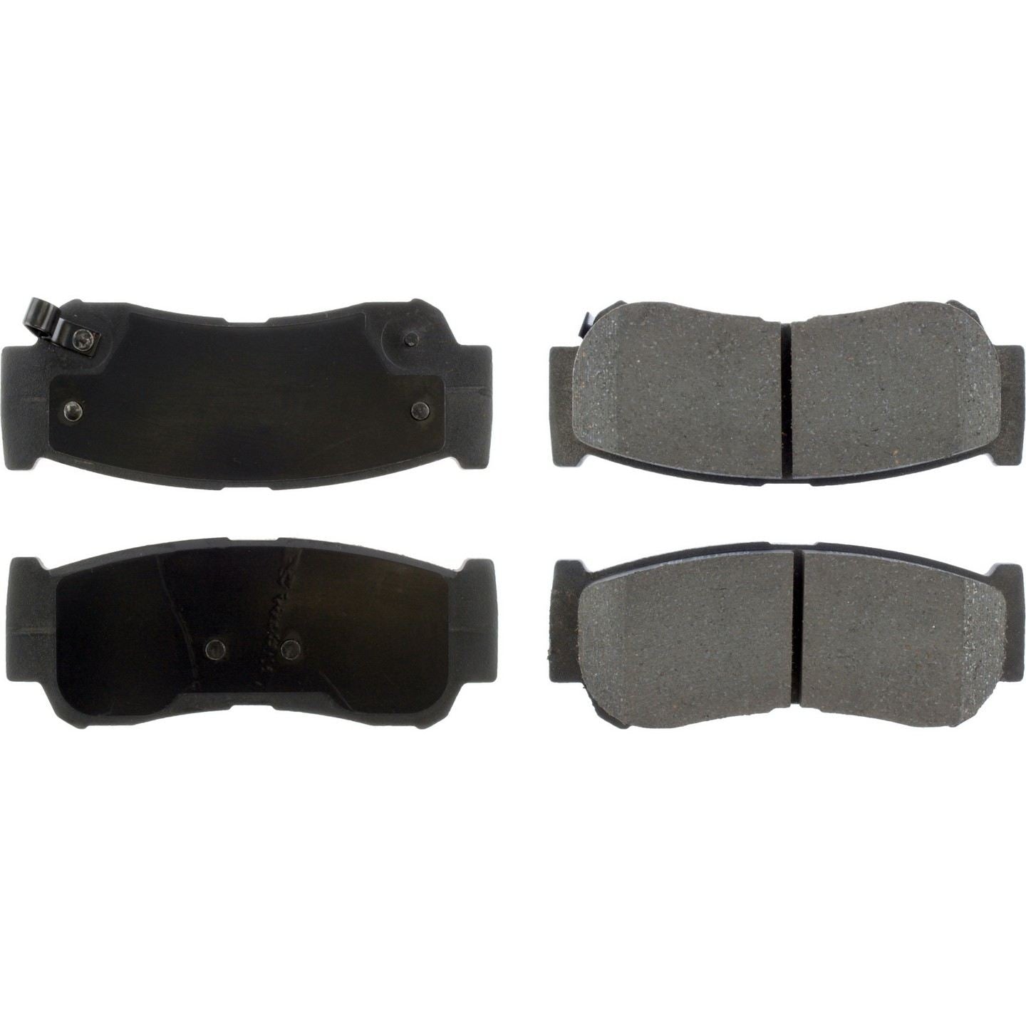 Top View of Rear Disc Brake Pad Set CENTRIC 105.12970