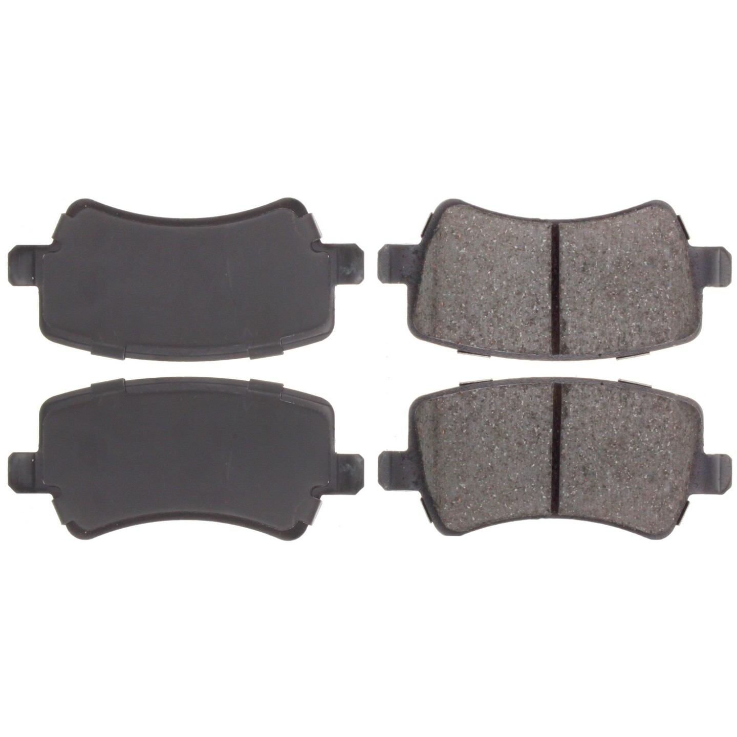 Top View of Rear Disc Brake Pad Set CENTRIC 105.13071