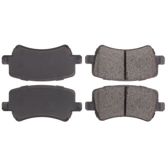 Top View of Rear Disc Brake Pad Set CENTRIC 105.13071