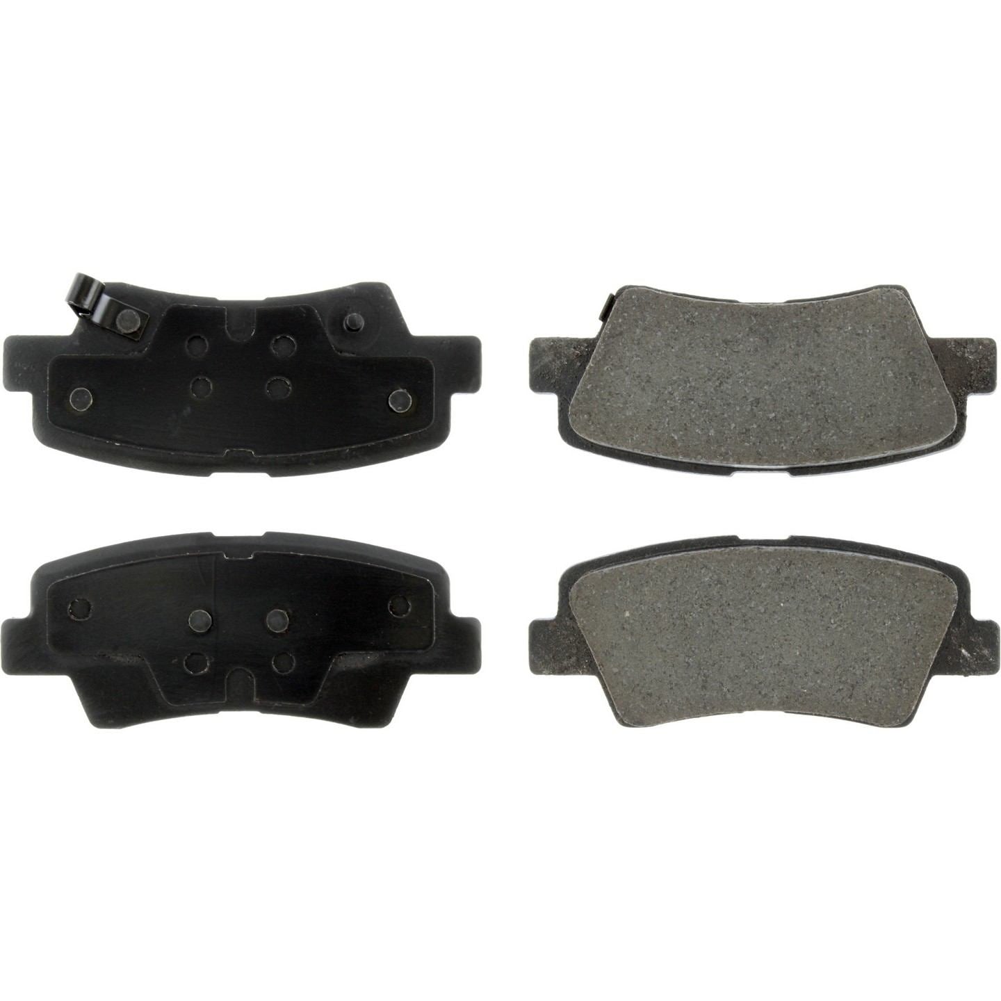 Top View of Rear Disc Brake Pad Set CENTRIC 105.13130