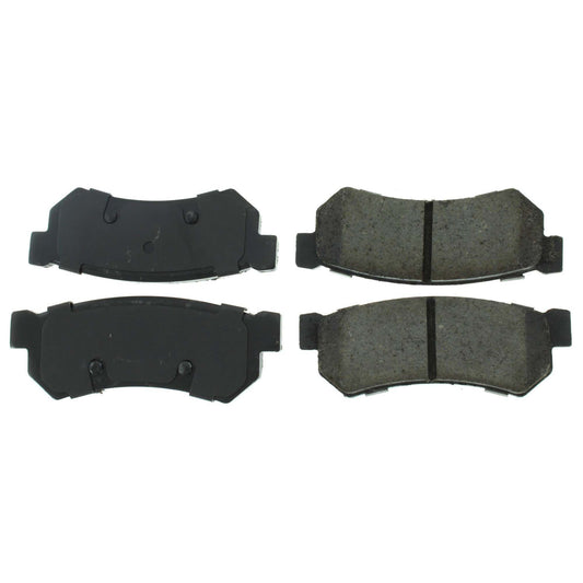 Top View of Rear Disc Brake Pad Set CENTRIC 105.13150