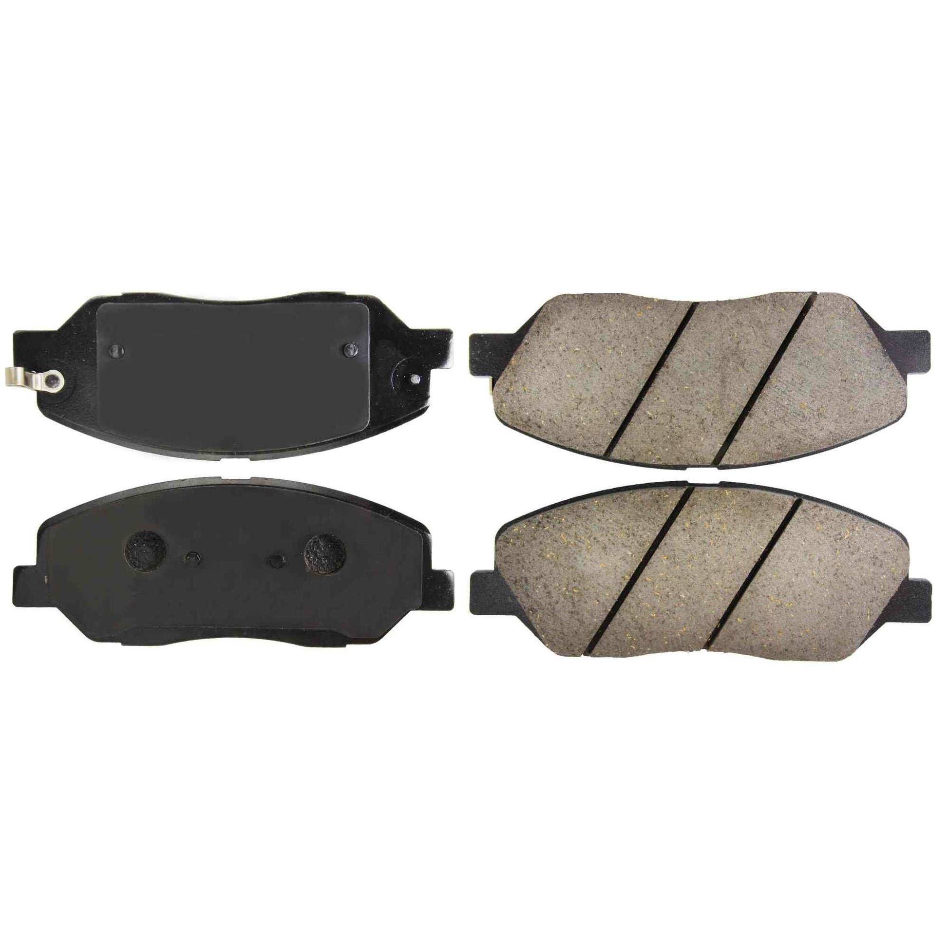 Top View of Front Disc Brake Pad Set CENTRIC 105.13840