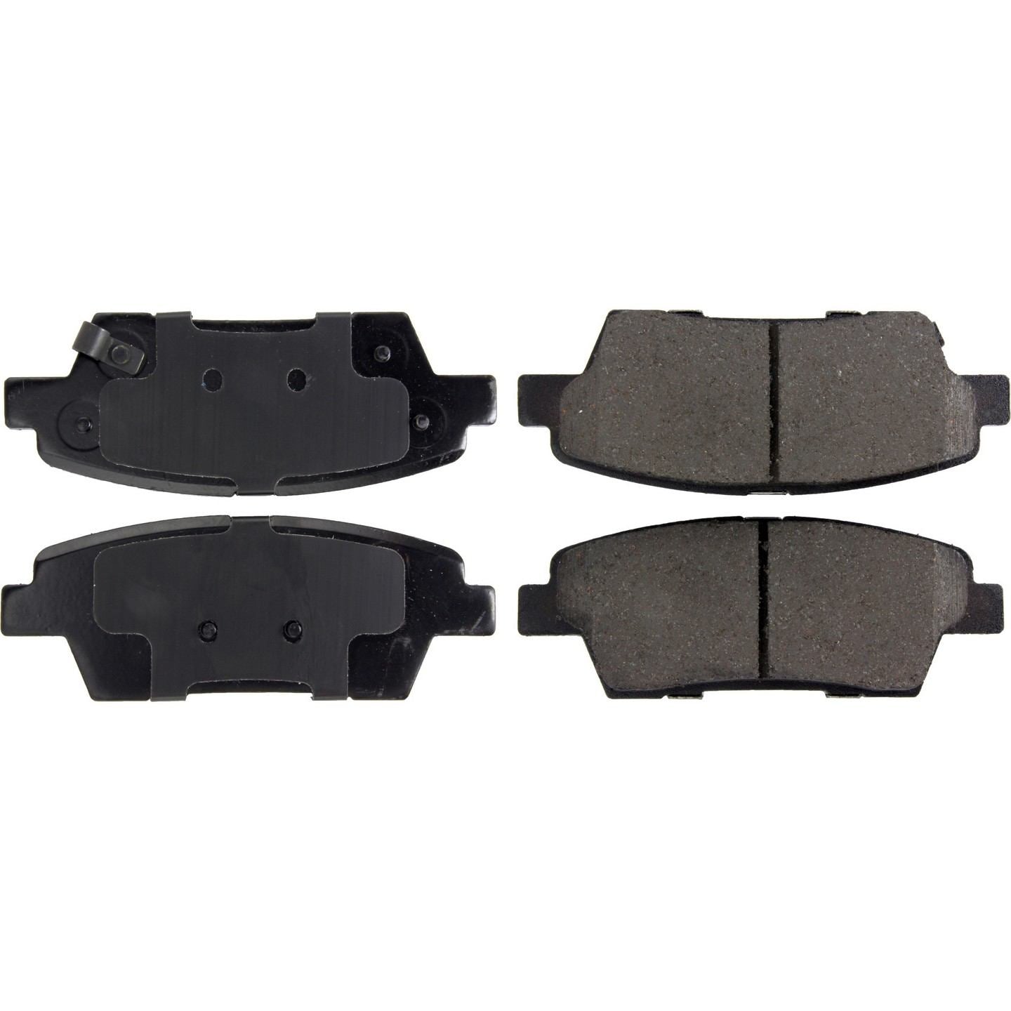 Top View of Rear Disc Brake Pad Set CENTRIC 105.15510