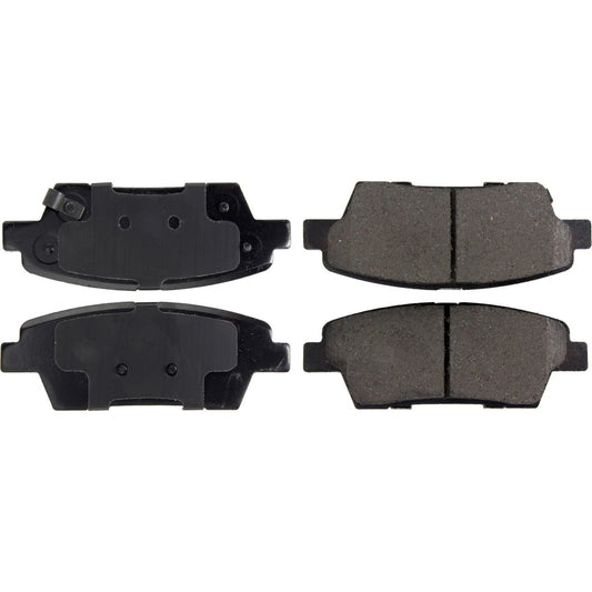 Top View of Rear Disc Brake Pad Set CENTRIC 105.15510