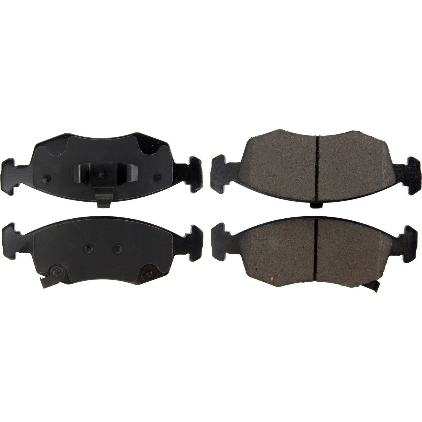 Top View of Front Disc Brake Pad Set CENTRIC 105.15680