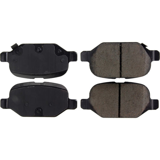 Top View of Rear Disc Brake Pad Set CENTRIC 105.15690