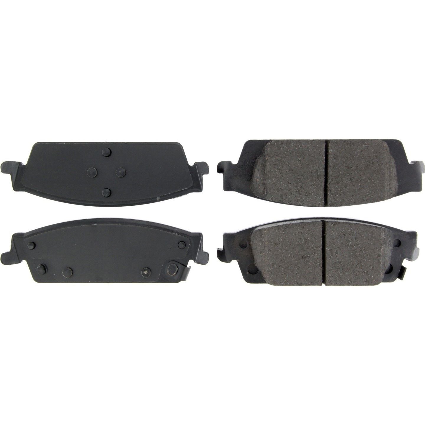 Top View of Rear Disc Brake Pad Set CENTRIC 105.17070