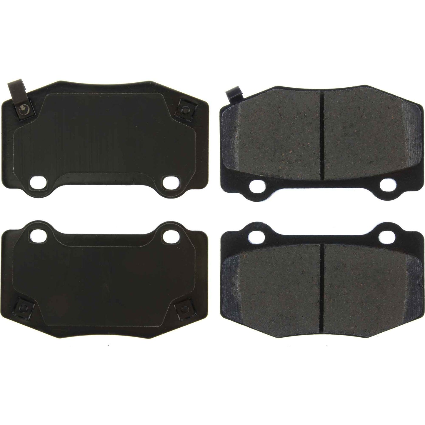 Top View of Rear Disc Brake Pad Set CENTRIC 105.17180