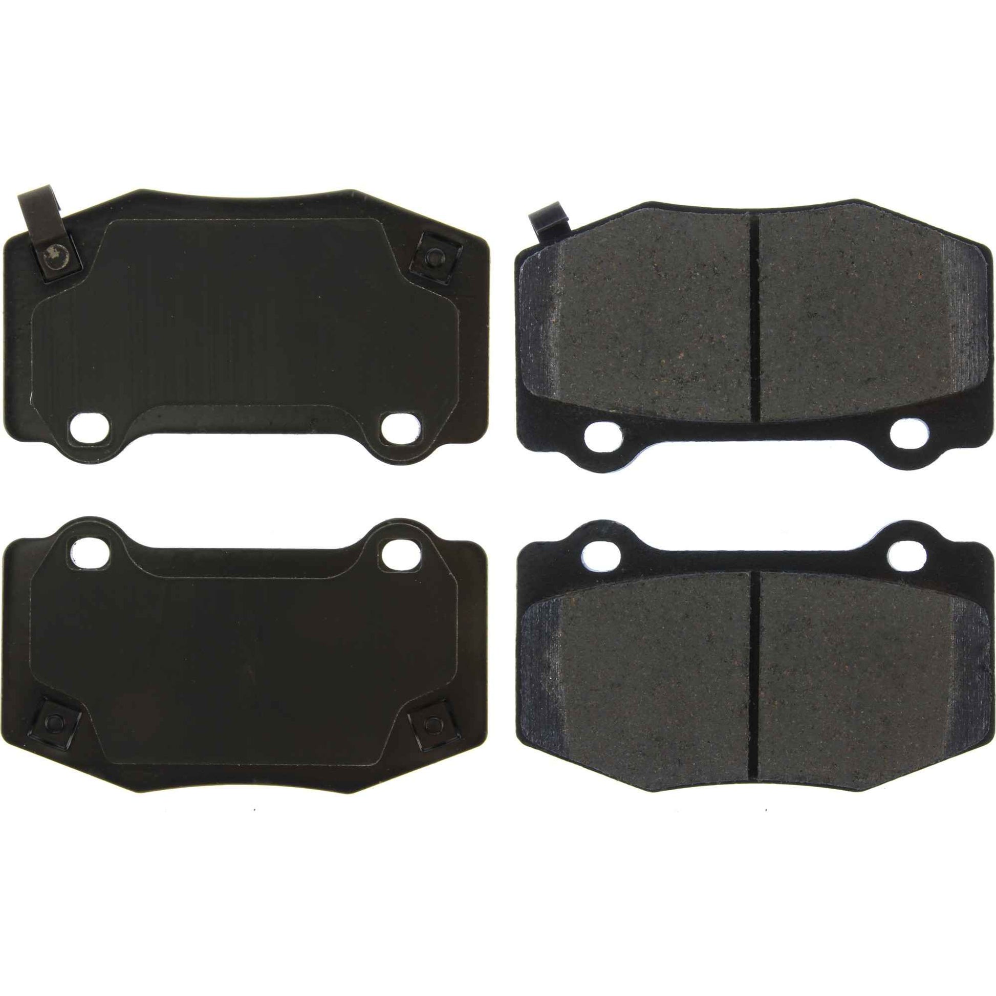 Top View of Rear Disc Brake Pad Set CENTRIC 105.17180