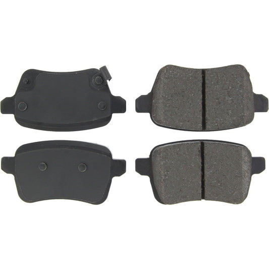 Top View of Rear Disc Brake Pad Set CENTRIC 105.17220