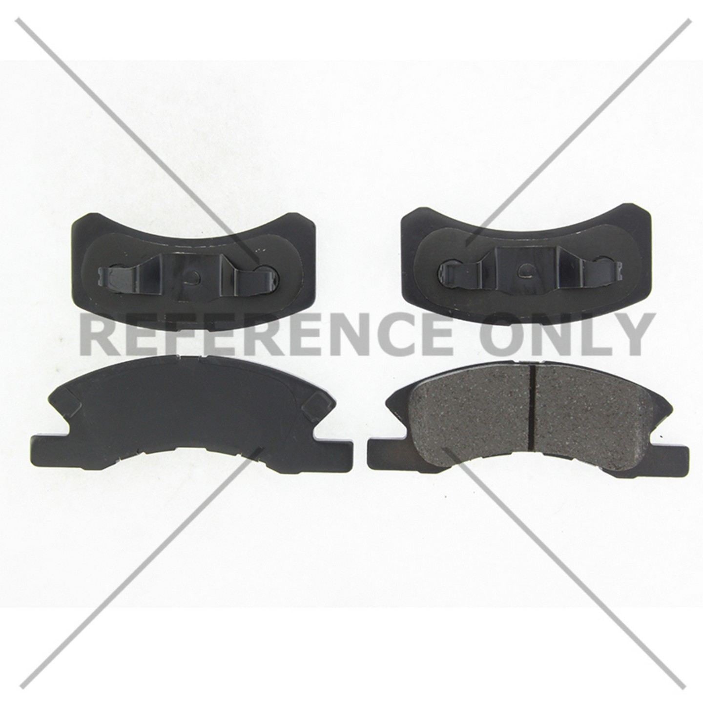 Top View of Front Disc Brake Pad Set CENTRIC 105.17310