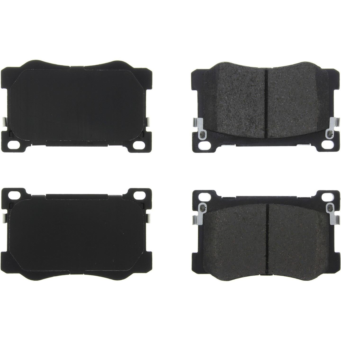 Top View of Front Disc Brake Pad Set CENTRIC 105.17990