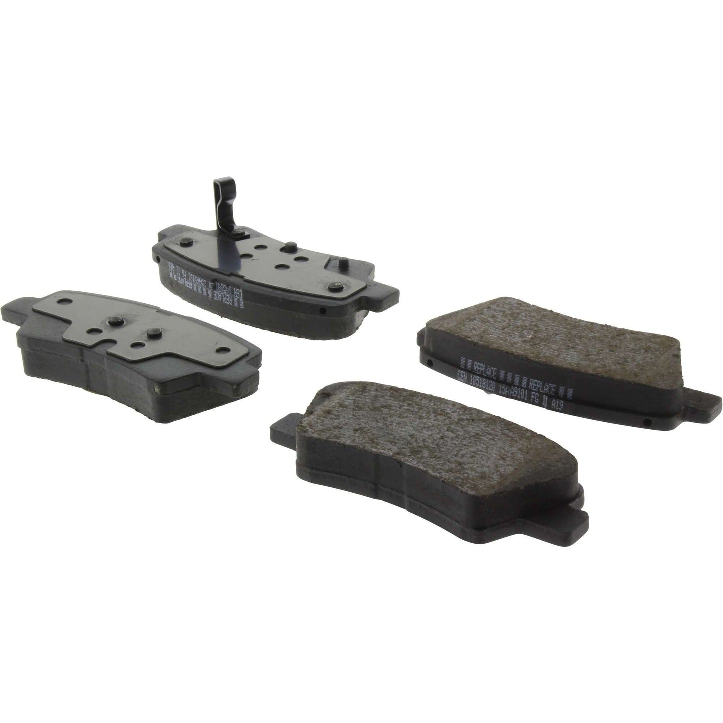 Angle View of Rear Disc Brake Pad Set CENTRIC 105.18120